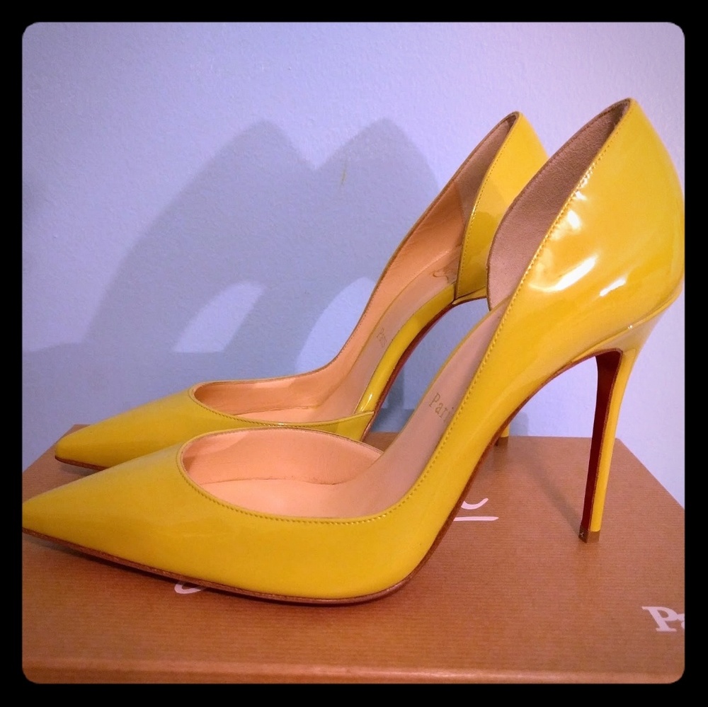 Christian Louboutin Iriza Patent Half d'Orsay